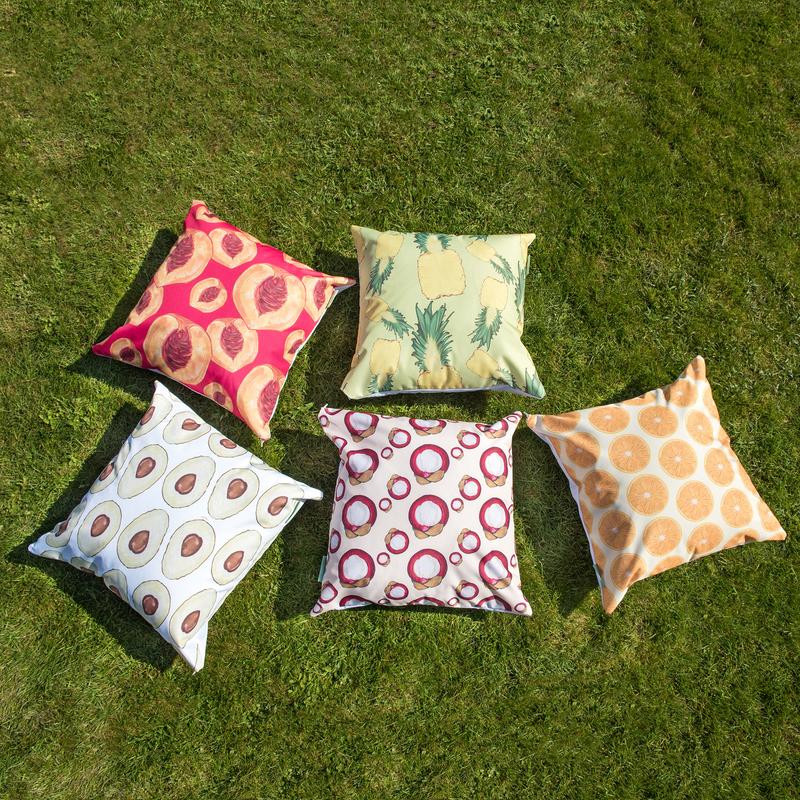 Garden Decorative Cushion Covers Water Resistant Cushions Cover Printed Pillows 7