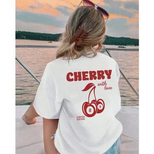 Lucky Cherries Back Logo T-Shirt