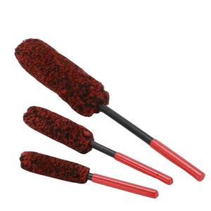 3X Set Wheel Woolies Luxury Super Plush Soft Alloy Wheel Cleaning Brush Kit