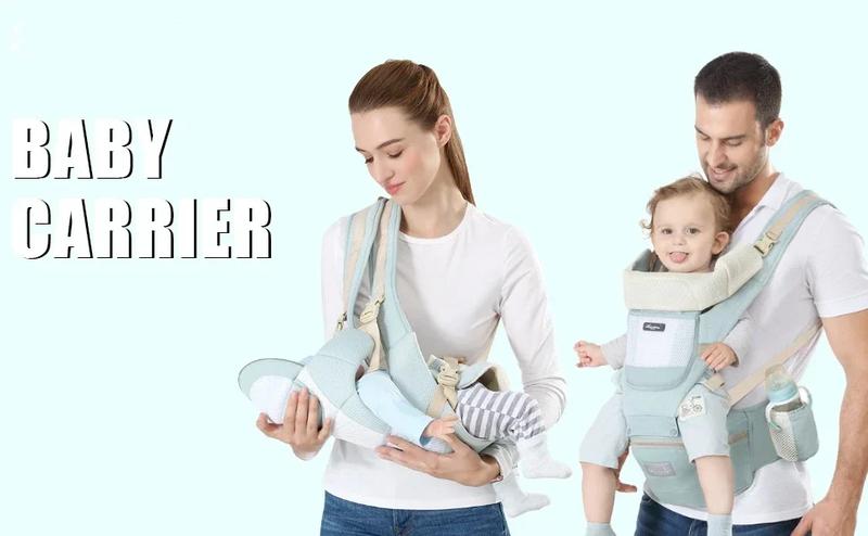 Product Introduction of New Adjustable Ergonomic Baby Carrier Four Seasons Universal Baby Carrying Bag Waist Stool Strap Portable & Multifunctional 9