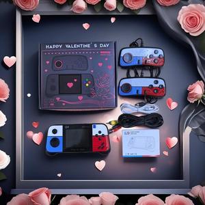 Retro Handheld Game Console, 3.0" HD Screen & 500+ Classic Games Game Console with 2 Player Mode, TV Output, Rechargeable Battery, Portable Retro Gaming Console Gift for Boys & Girls & Adults