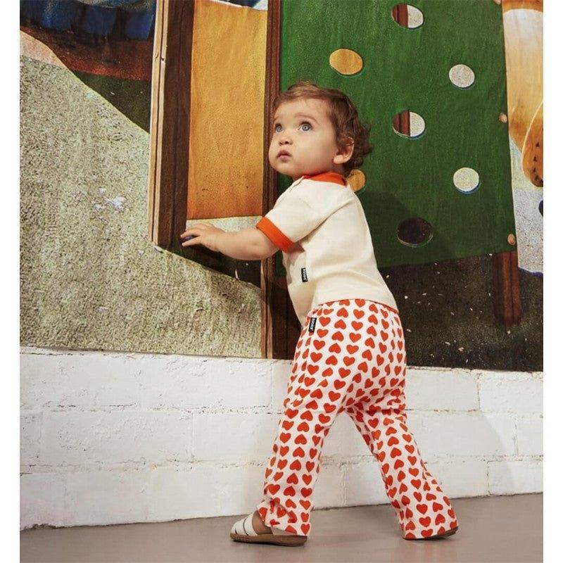 BONDS Roomies Flare Baby Leggings - Sweet Hearts 1
