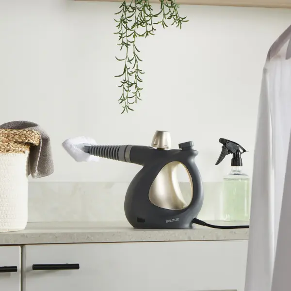 Beldray 10-in-1 Steam Cleaner with Titanium Finish - Perfect for Floor-to-Ceiling Cleans! 2