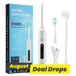 6-speed Adjustment Electric Toothbrush with Replacement Brush Head, 1 Set Waterproof Type C Charging Deep Cleansing Protecting Gums Toothbrushes for Adults, Valentine's Day Gift, Hygiene Products, Teeth Cleaner, Toothbrush Kit, Dental Cleaner