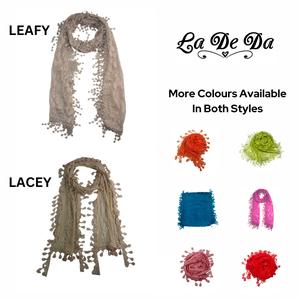 Pretty Scarves, Ladies Spring/Summer Scarves, One Size