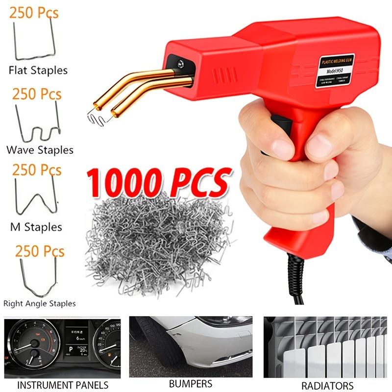BESPER 220V Plastic Welder Hot Stapler Welding Machine Gun Soldering Iron, British Specification Plug, Power Supply, Without Battery, for Plastic Staple PVC Repairing, Car Bumper Repair 0