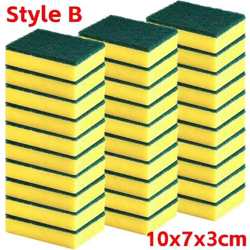 Highly absorbent Double-Sided sponge magic cleaning pot rust sponge cleaning brush kitchen grease cleaning tool 6