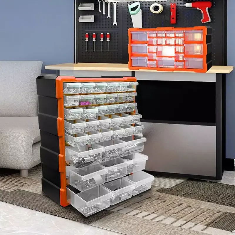 DIY Storage Organizer Unit Small Parts Craft Box Stationary Cabinet Multi Drawer 4