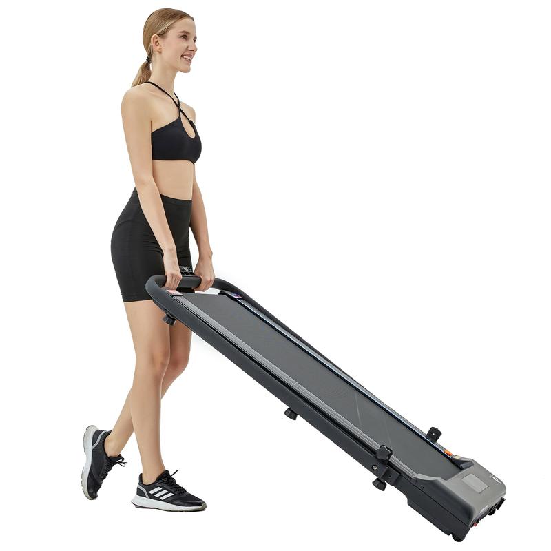 Stay Active with 2-in-1 Foldable Walking Pad Treadmill | Under Desk & With Handle | 2.0HP Quiet Motor | App & Remote Control | Portable Design | LED Display | Supports 110KG | Walk, Jog, or Run Anytime! ‍️ 3
