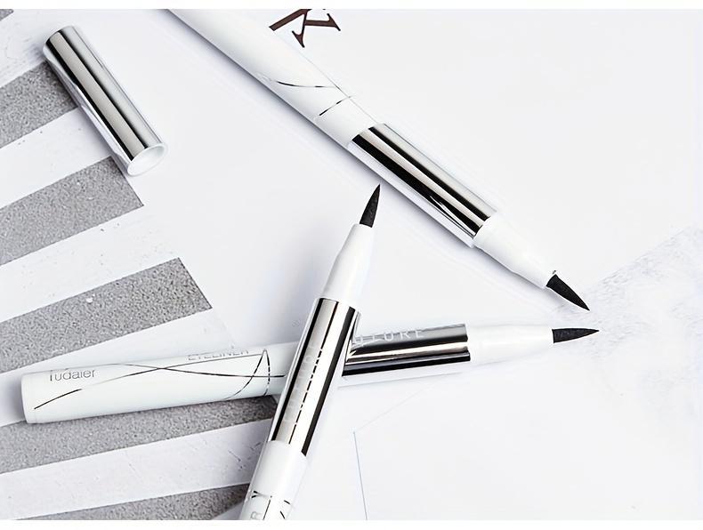 Product Introduction of [Long-Lasting Sweat-Proof Eyeliner Formula] Long-Lasting Black Liquid Eyeliner with Fast Drying and Sweat-Proof Formula Lipliner Makeup Cosmetic 7