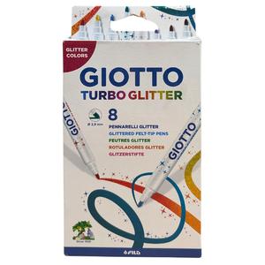 Giotto Turbo Glitter Fine-Tip Felt Pens - Perfect for Drawing and Writing