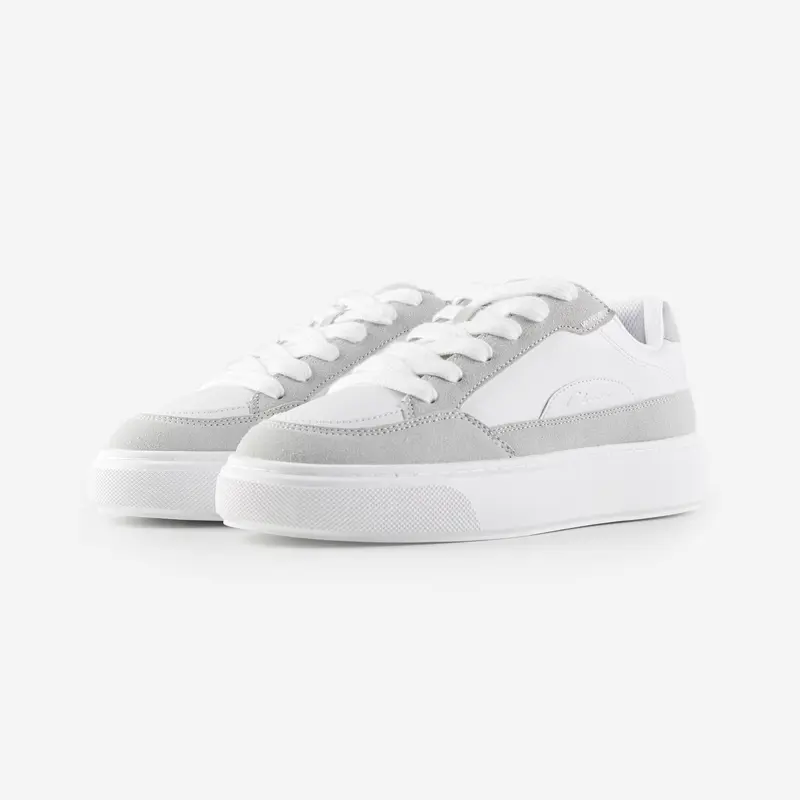 Premium Skate Shoe | White Grey 2