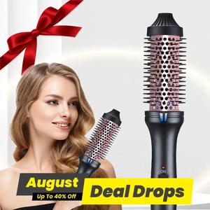 Hair Curler, 1 Box Multifunctional Hair Straightening Comb, Professional Heating Hair Styling Tool, Heated Round Brush for Women & Girls, Hot Tools Thermal Brush, Automatic Hair Curler, Curly Hair Products, Gift for Mom, Hair Curling Iron