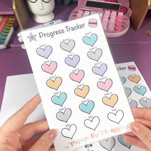 20-Week A5 Laminated Progress Tracker