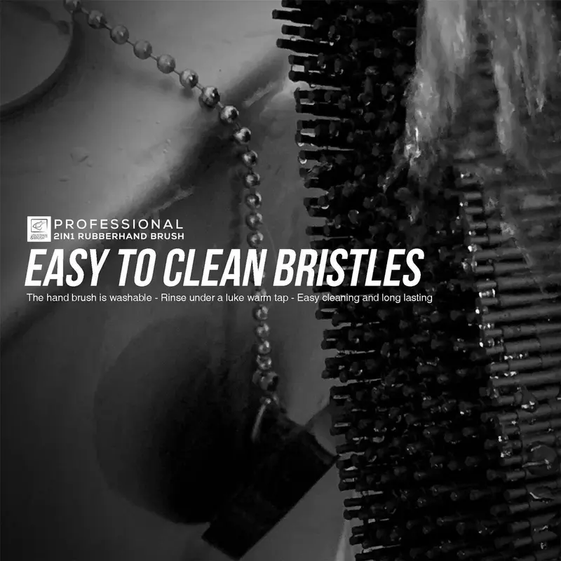 New Protable Rubber Hand Brush Pet Hair Removal Cleaning Brush Rubber Bristle** 5