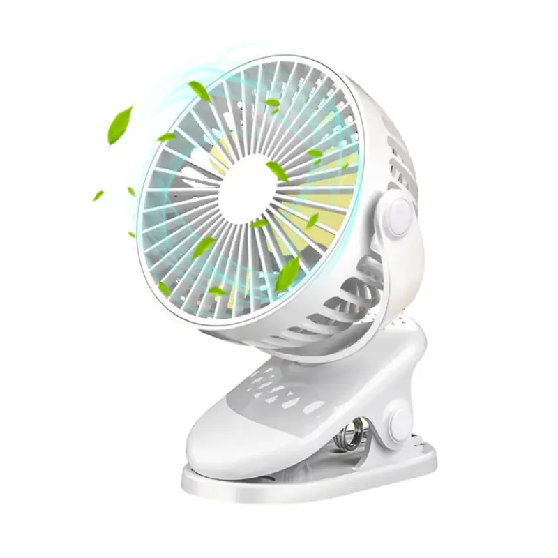 UK Clip On Fan 3 Speed USB Rechargeable Mini Cooling Desk Baby Stroller Portable white fan clip  fan cooling  fan smart  fan fan  air  cooler 6