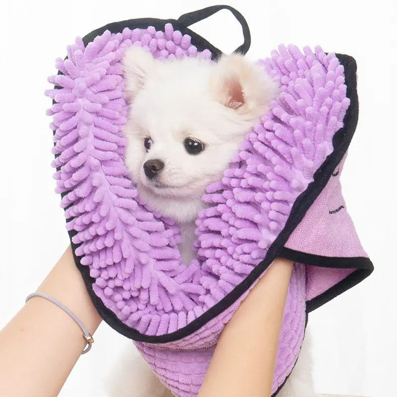Quick-Dry Super Absorbent Pet Bath Towel For Dogs & Cats - Perfect For Grooming & Bathing! 4