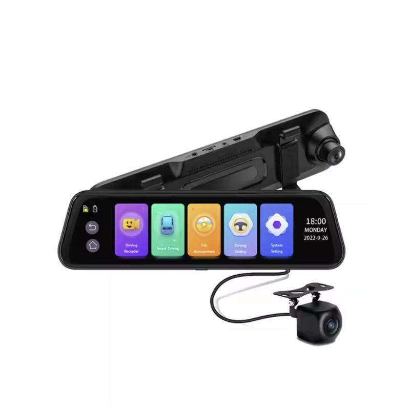 DIVEYE - 9.66-inch Touch Screen Dashcam / Mirror (Front 4K and Rear 1080P) + ADAS and BSD Functions 5