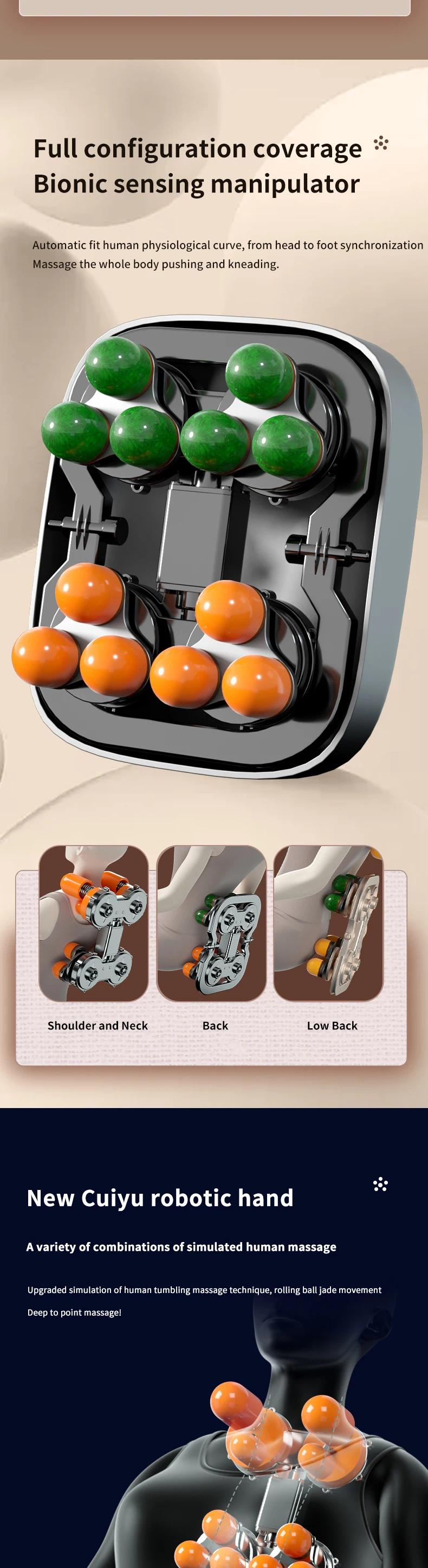 Product Introduction of Relax 4D Zero Gravity Electric Massager Recliner Full Body Machine Shiatsu Luxury Massage Chair Comfort massager hip green massage devices ems  foot  massager 0