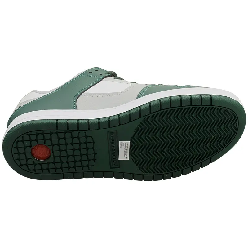 DC Shoes Manteca Se Mens Skate Trainers in White Green - MPN: ADYS100314-XWSG 6