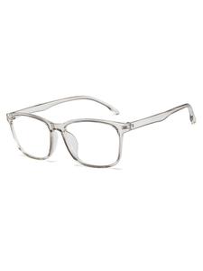 Simple Anti-blue Eyeglasses, Stylish Trendy Eyewear, Basic Flat Stylish Square Frames Fashion Eyeglasses for Women & Men, Fashion Eyeglasses for Work, Daily Clothing Decor, Perfect for Student Daily Use