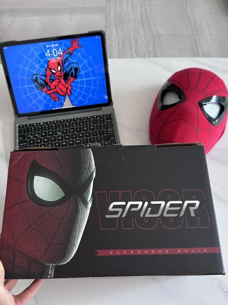 Product Introduction of Spider-Man LED Moving Eyes Mask – Electric Blinking Hero Helmet | Cosplay & Halloween Accessories for Kids & Adults 8