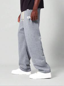 Men's Letter Tape Side Stripe Sweatpants, Casual Comfy Breathable Jogger Pants for Summer, Fashion Men's Bottoms for Daily Wear, Trouser, Gymclothes