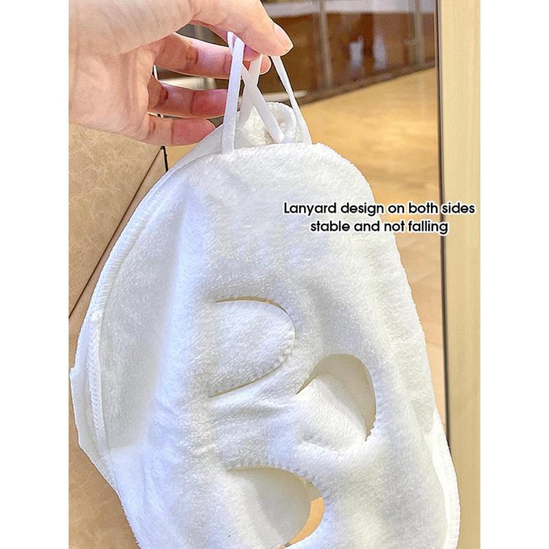 Hot compress towel hanging ear soft skin-friendly steam heating cold hot compress face towel wet compress irrigation face towel 2