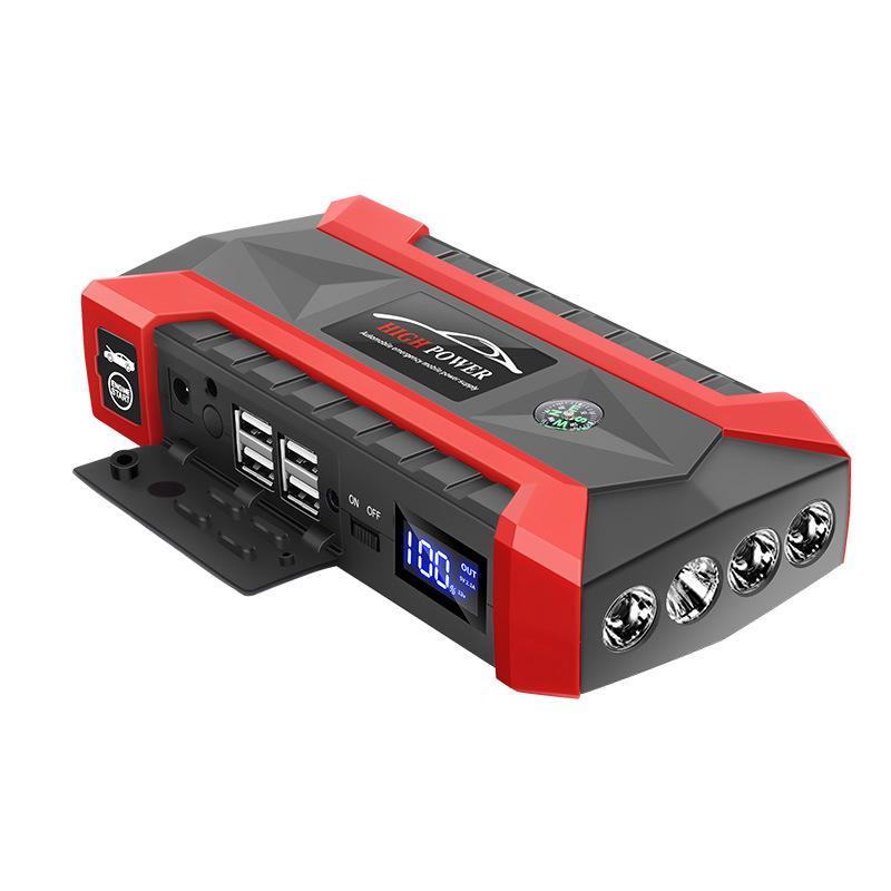 Car Jump Starter 99900mAh Portable Battery Booster with LED Flashlight for Up to 3.0L Gas Cars move  socket 1