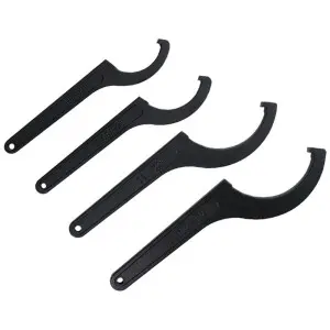 4x Heavy Duty Metal Motorcycle Shock Absorber C Spanner Wrench Bike Repair Tool 7