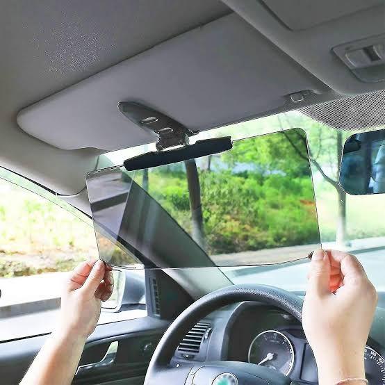 Universal Tinted Sun Shade-Anti-Glare Visor Shields Eyes From UV Rays and Reduces Headlight Glare at Night 3