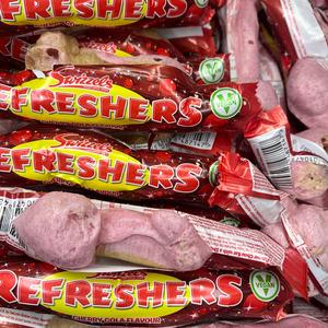 Refreshers Cherry Cola Chew Bar 3 Pieces - Freeze Dried Sweets - Vegan, Vegetarian & Halal
