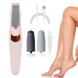 Rechargeable Electric Foot File, 1 Box Portable Foot Grinder, Foot File Tool with Replacement Head, Professional Foot Care Tool for Home Use, Rechargeable Pedicure Tool