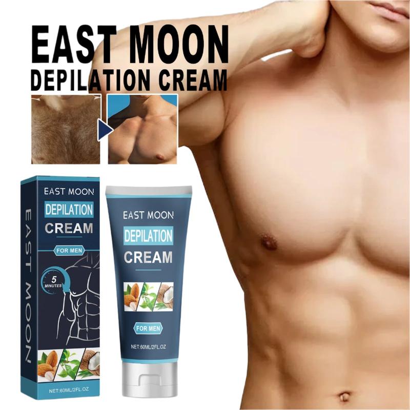 Men's Hair Removal Cream – Dry & Gentle Moisturizing Skin Body Care Coconut Smooth Wax 0