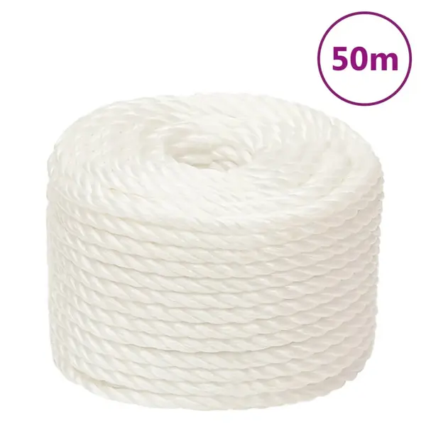 Work Rope White 16 mm 50 m Polypropylene 0