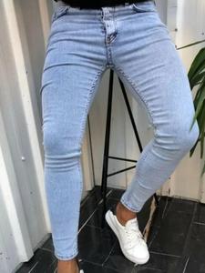 Men's Solid Color Pocket Jeans, Casual Comfy Denim Pants for Daily Wear, Fashion Men's Bottoms for All Seasons, Cotton