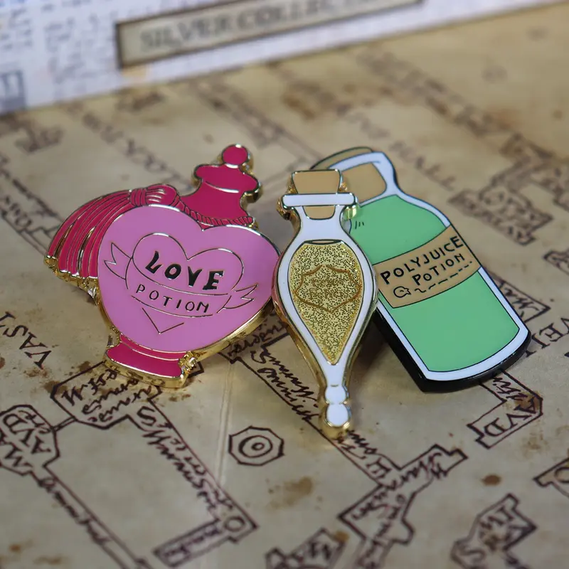 Harry Potter Limited Edition Potions Triple Pin Badge Set 5