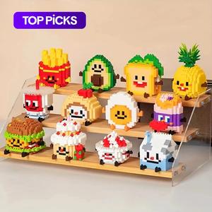 Food Design Building Blocks Toy, 1 Box Creative Blocks Building Toy, Educational Blocks Building Toy for Teenager & Adults Building Blocks Set #TOP PICKS