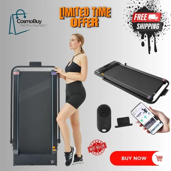 maxpro home gym setup treadmill Cosmo 2-in-1 Walking Pad Treadmill – Slim, Foldable Portable
