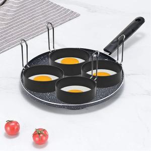 4 Counts Stainless Steel Egg Rings, Non-stick Egg Ring, Egg Frying Tools for Home Breakfast Cooking