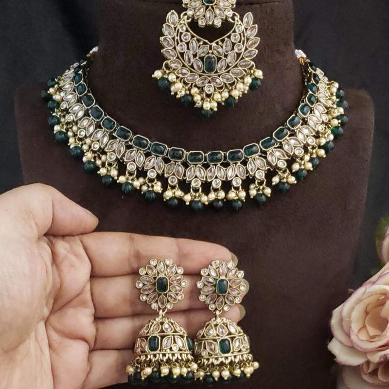 Necklace Sets punjabi jewellery pakistan indian jewelry desi pakistani cheap mehndi set kundan wedding i sale 1