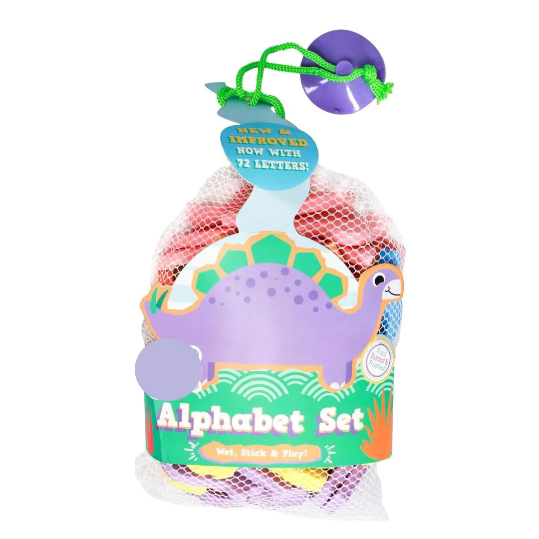 Alphabet Set, Bath Toys for 3 Year Olds, Fun & Educational, 3+ Years, Multicoloured, 72 Letters