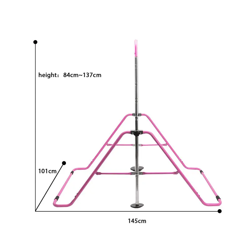 Gymnastics Bar Adjustable Gymnastics Bar Training Kip Bar Gymnastics Equipment for Home Indoor outdoor 3