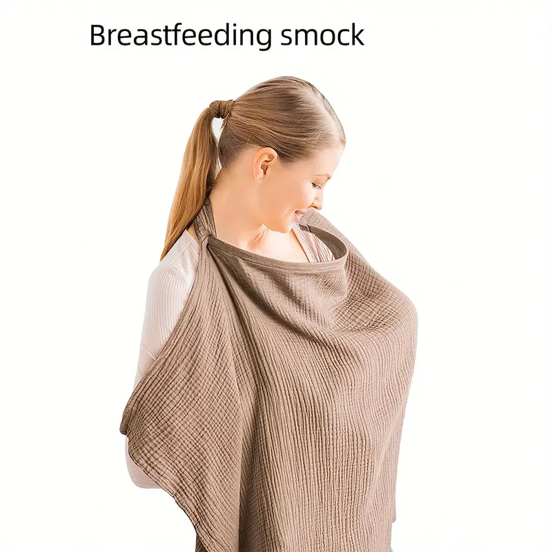 Breastfeeding Cover - Adjustable Lightweight Breathable Nursing Shawl with Wide Strap, Soft Durable Fabric for Discreet Feeding Outside Home, Anti-Slip Design & Modest Coverage, Comfortable Feeding Attire | Comfortable Wear 0