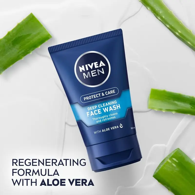 NIVEA MEN Deep Cleaning Face Wash Protect & Care (100 ml) 2