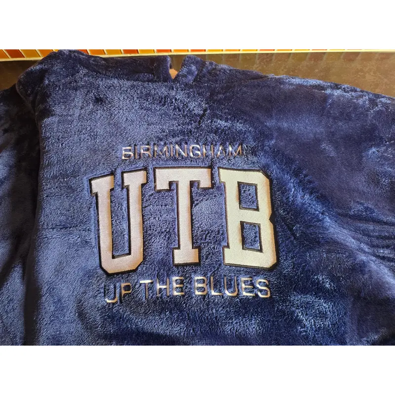 Oversized fleece hoodie with embroidered logo 0