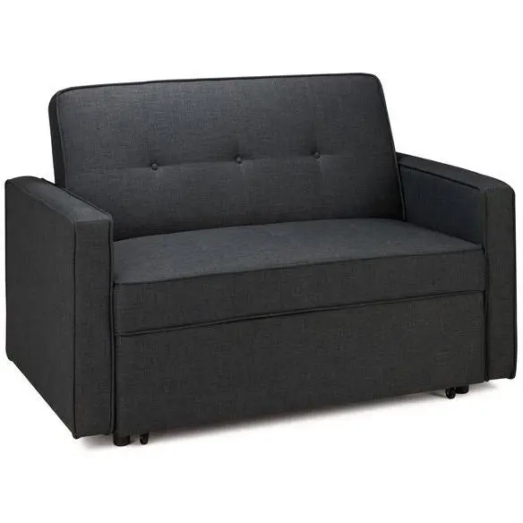 Otto Grey Fabric Sofabed | Small Pull-Out Design | 2 Seater Comfort 1