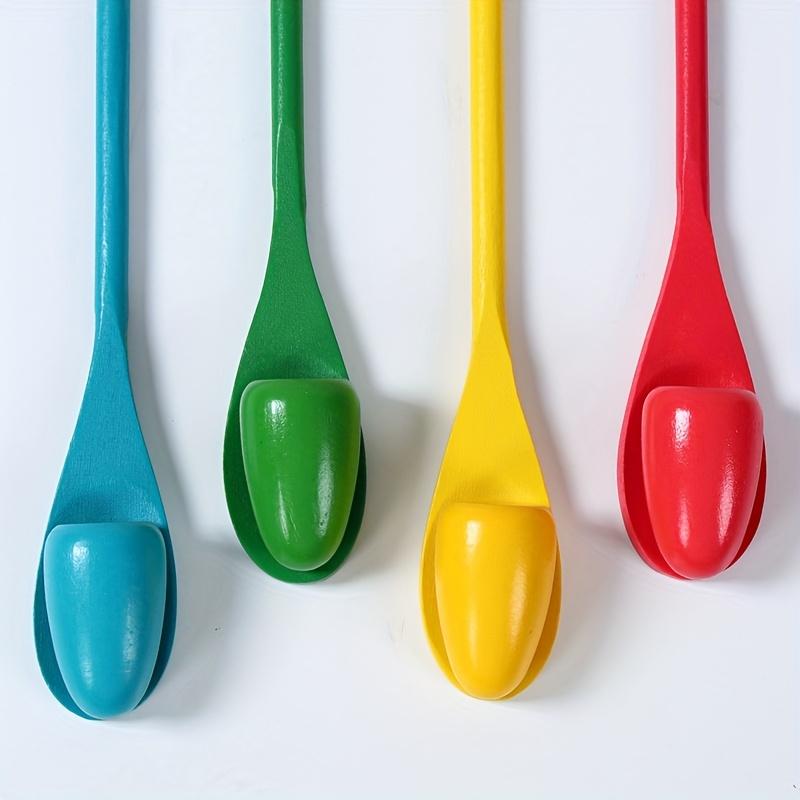 4 Sets Wooden Balance Spoons - Easter Egg Spoon Race Game Set for Party Decorations, Outdoor Fun Games, and Party Gifts, Party Supplies 7