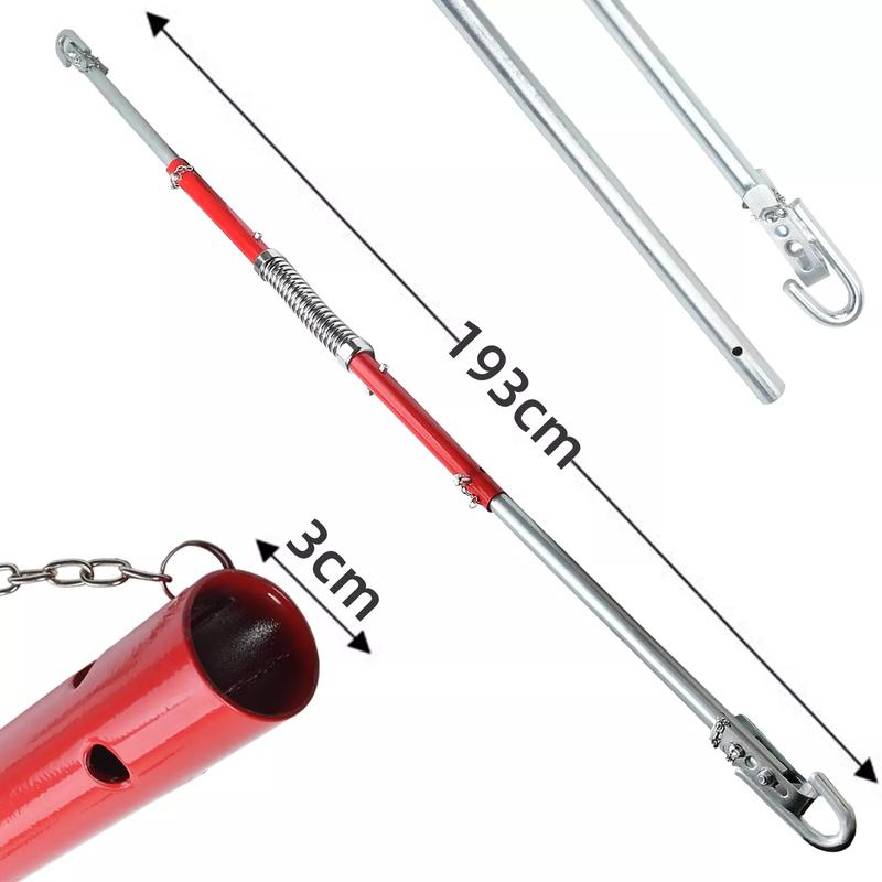 3 Ton Vehicle Recovery Tow Pole 5.5kg Ridged Towing Bar for Car Vans SUV TUV 6