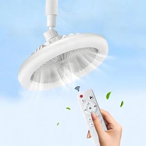 1 LED Bedroom Aroma Diffuser Fan Light with Remote Control, Suitable for Study/Living Room Ceiling Fan Light, Adjustable Lamp Head Model